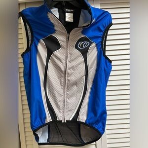 Pearl Izumi Men’s XL Cycling Jacket Vest Blue and Black